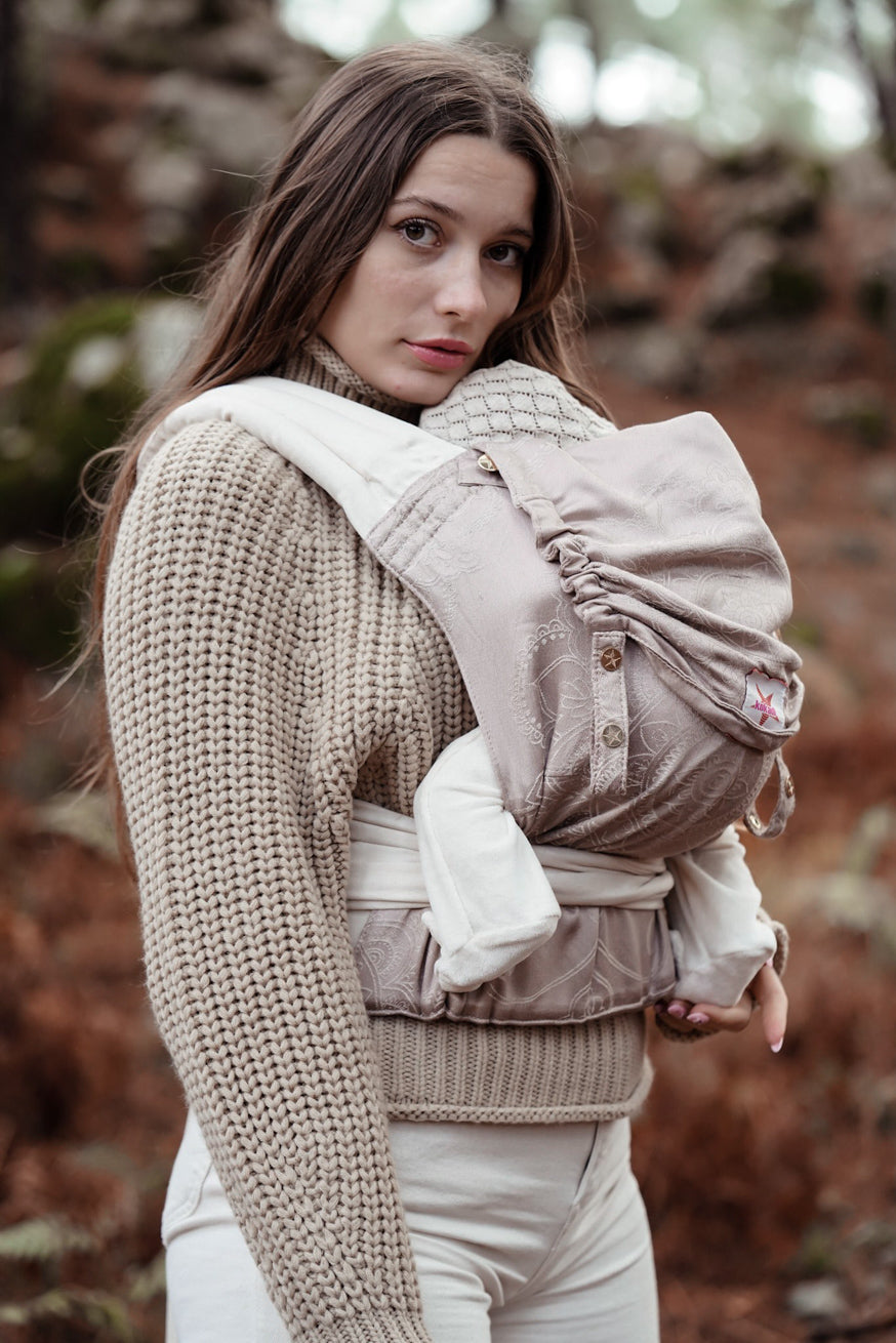 baby carrier TaiTai Mandala Brown