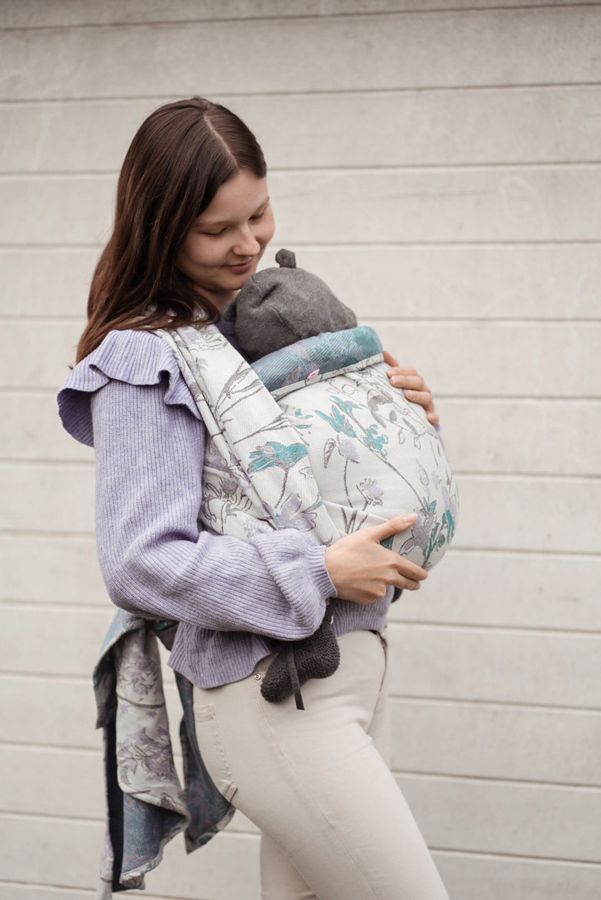 Baby Wrap Lilac Flowers Maggie